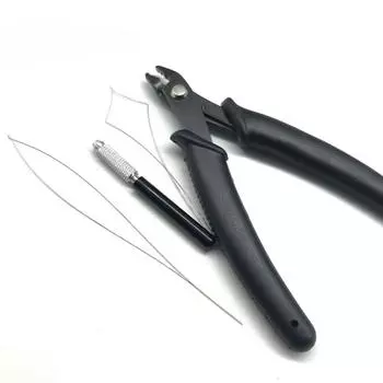 1 комплект в партии, плоскогубцы для удаления нано-колец + 2 шт., набор нано-кольцевых нарезок, новые инструменты для наращивания волос