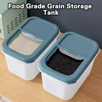 1 комплект ведра для риса, легкий доступ, сохранение свежести, пылезащитный удобный контейнер большой емкости, инструмент для ресторана M