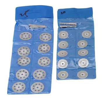 1 комплект вращающегося инструмента, лезвия для циркулярной пилы, режущие диски, оправка, отрезной станок Dremel, 4 размера 20 mm