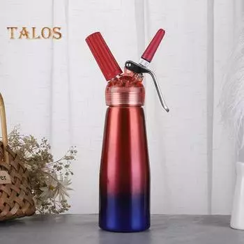 1 комплект, взбиватель для сливочного масла, герметичный, большой вместительности, практичный, очень прочный, взбиватель для сливок с 3 насадками для украшения, набор для вечеринки красный