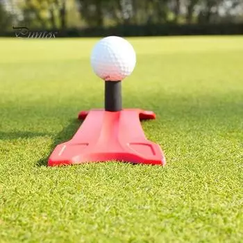 1 комплект X-образной футболки для гольфа в помещении и на открытом воздухе, угол полета, угол полета, тренировочное пособие для гольфа, пластиковый держатель мяча для гольфа, аксессуары для гольфа, подарки для гольфистов красный