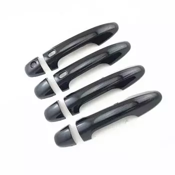 1 Комплект Ярко-черных АБС-накладок на дверные ручки 4 двери для Toyota Hilux N80 2015-2020