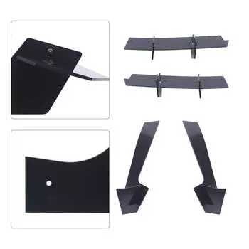 1 комплект заднего диффузора и боковых сплиттеров для Ford Mustang 2015-2025 ovo8265936 черный