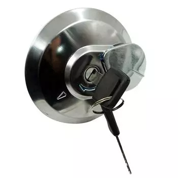 1 комплект запасных частей для мотоцикла, алюминиевый замок крышки топливного бака, набор с двумя ключами, подходит для Honda King