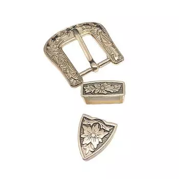 1 комплект запасных частей пряжка для рукоделия для мужчин винтажная пряжка для ремня из сплава рельефная трехкомпонентная булавка