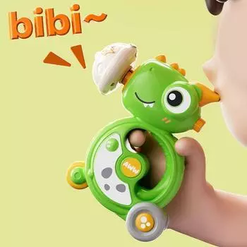 1 комплект, запускающая гироскопическая игрушка с пусковой установкой, мультяшный динозавр, автомобильный гироскоп, летающий диск, вращающаяся заводная игрушка, летающая тарелка на открытом воздухе, забавная ловля на заднем дворе жёлтый