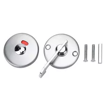 1 комплект защелки для двери с индикацией конфиденциальности для ванной комнаты, туалета, общественного туалета