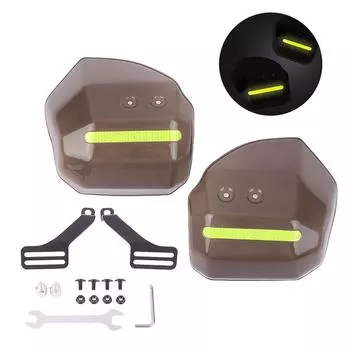 1 комплект защиты от ветра, дождя и солнца, простая установка, защита для рук для скутера, мотоцикла, квадроцикла с ночной светоотражающей полосой