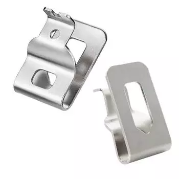 1 комплект зажимов для ремня для инструментов. Простые в установке зажимы для инструментов из нержавеющей стали. Набор крючков с винтом для Dewalt N268241.