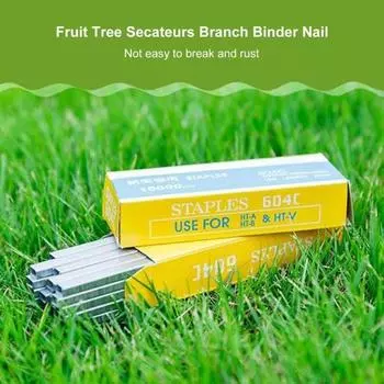 1 коробка 604C штапель для ногтей, острые антикоррозийные, износостойкие секаторы для фруктовых деревьев, связующее для ветвей, принадлежности для сада и ногтей