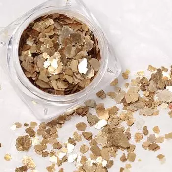 1 коробка, блестящие блестки для ногтей, блестящие зеркальные блестящие блестки для ногтей, мука, слюдяные блестки, краска для ногтей, маникюрный салон