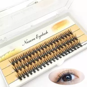 1 коробка, простые в эксплуатации мини-модные плотные красивые накладные ресницы, накладные ресницы 11mm