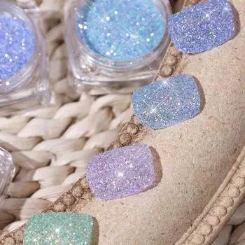 1 коробка широкого применения PET изысканный 1,5 г яркий цвет супертонкий блестящий порошок для ногтей маникюрные подвески украшение для ногтей F