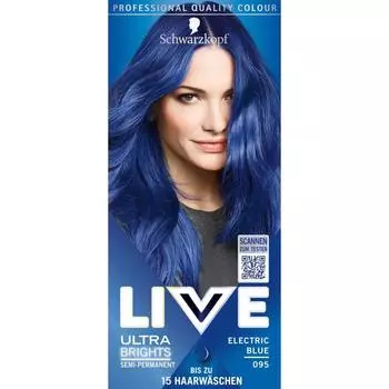 1 Краска для волос Schwarzkopf Live Intensive 095 Electric Blue