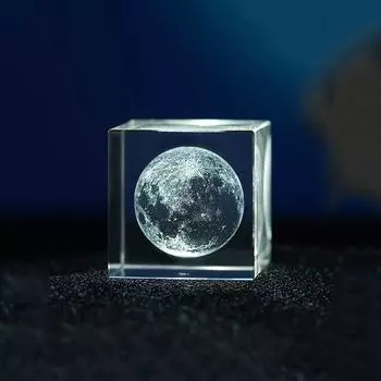 1 Кристаллическое украшение, Луна, Галактика и другие коллекционные поделки, украсьте дом праздничными подарками