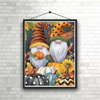 1 кусок 11,8x15,7 дюймов 5D DIY Алмазная картина, Санта-Клаус, Набор для вышивания, Вся вода Алмазная картина, Подарок для украшения дома ручной работы Round drill 30x40cm