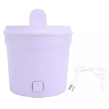 1 л 400 Вт электрическая кастрюля с визуальной крышкой слот для телефона анти сухое горение анти пригорание многофункциональный электрический