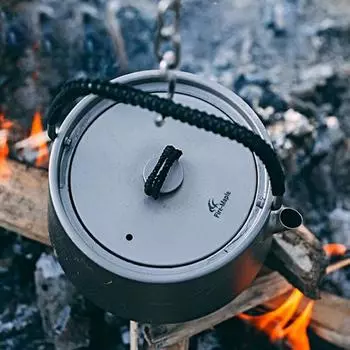 1 л удобный термостойкий нескользящий походный чайник компактный чайник для ежедневного использования