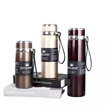 1 литр из нержавеющей стали бутылка для воды термосы термосы портативные термокружки для чая кофе термосы 800ml