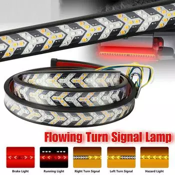 1 м 12-24 В полоса для автомобиля, грузовика, задняя дверь, световая полоса, задний тормоз, задний фонарь, поворотник, красный фонарь, задний фонарь, задняя полоса
