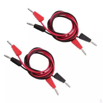 1 м 4 мм банановый разъем для силиконового тестового кабеля прочность и совместимость гнезда Упаковка 4