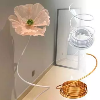 1 м ПВХ трубка для украшения детского душа, алюминиевая пластиковая свадебная вечеринка, декоративная трубка, искусственный цветок на день рождения, ветка 12mm