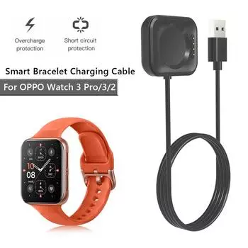 1 м USB-кабель для зарядки, зарядное устройство для док-станции OPPO Watch 3/Watch 2/3 Pro Smartwatch, магнитный адаптер питания, подставка для зарядки