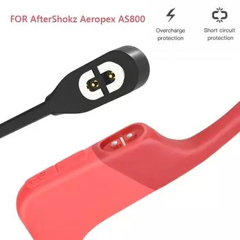 1 м зарядный кабель для наушников с костной проводимостью USB для AfterShokz Aeropex AS800