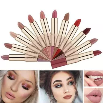 1 матовая помада, блеск для губ, водостойкий, долговечный, нелипкий макияж