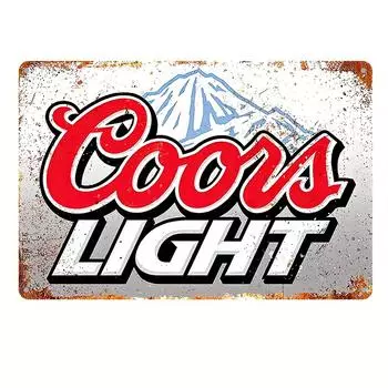 1 Металлическая жестяная табличка Coles Light Beer , винтажное декоративное настенное искусство, настенный декор, декор комнаты, домашний декор, декор ресторана, декор бара чёрный