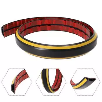 1 метр 1м презервативы напольный кабель защитный чехол желтый и черный D50 (50мм) D40