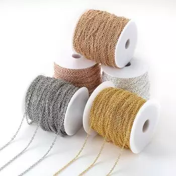 1 метр тисненая крестовая цепь ожерелье и браслет DIY ювелирные аксессуары Y43 1 meter золотой