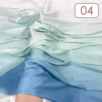 1 метр ткани с радужным градиентом в старинном стиле 120D жаккардовая многоцветная ткань с эффектом омбре для шитья сценического костюма ханьфу