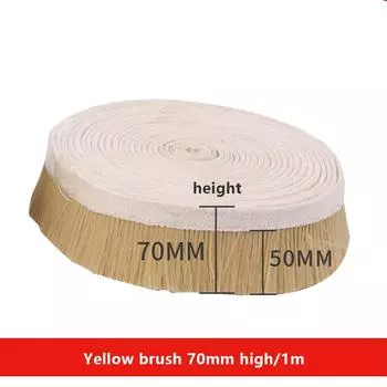 1 метр за штуку ЧПУ фрезерный шпиндельный двигатель пылесос деревообрабатывающий гравировальный пылеудаляющий чехол нейлоновая щетка золотой