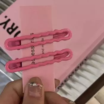 1 милый металлический зажим для волос ярких цветов, зажим для челки, аксессуары для волос, зажим на одну линию