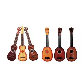 1*Мини-укулеле для детей, гитара, музыкальный инструмент, игрушка, детский образовательный рождественский подарок Hoist