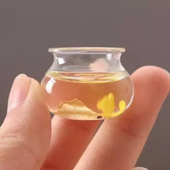 1:Миниатюрная модель аквариума с золотыми рыбками в масштабе 12 для украшения кукольного домика Plastic