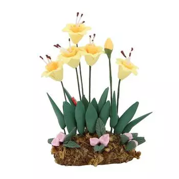 1:Миниатюрный кукольный домик с соотношением сторон 12, смоляной цветочный горшок, аксессуары для мини-кукольного домика