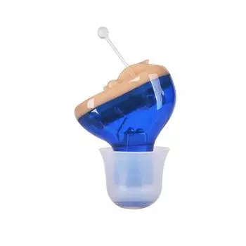 1 миниатюрный слуховой аппарат для уха, невидимый, цифровой усилитель звука для пожилых