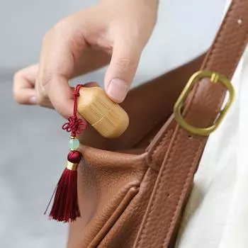 1 мл бамбуковый роликовый пустой флакон, контейнеры для ухода за кожей, флаконы в старинном стиле, маленькие флаконы для духов, эфирное масло 05