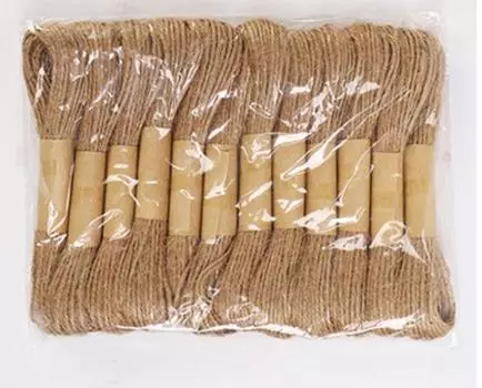 1 мм * 10 м цветная пеньковая веревка сделай сам ручная работа ретро стиль фото клип цена 12 джутовых веревок L1-2 natural hemp rope * 10m piece * 12 pieces/bag