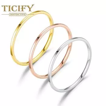 1 мм полярное титановое стальное кольцо женское простое темпераментное универсальное кольцо для пары 4 белый