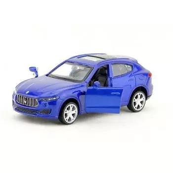 1:Модель 43 Blue Levante SUV, литая под давлением металлическая модель автомобиля BN