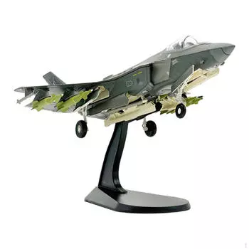 1:Модель самолета F-35A в масштабе 1/72, истребитель, подставка для демонстрации, самолет-симулятор для взрослых
