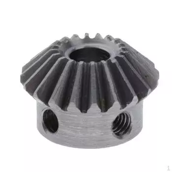 1 модуль, коническая шестерня, диаметр колеса 20 мм, высота 13, медь/сталь 6mm Hole M4x2 Steel