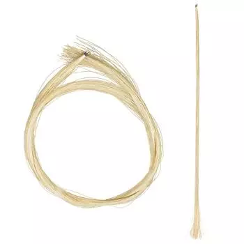 # 1 моток сменный волос для скрипичного смычка неотбеленный волос для скрипичного смычка белый для 4/4 Bo