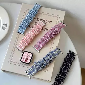 1 мягкий эластичный нейлоновый ремешок-резинка для Apple Watch S10 46 мм 42 мм Ultra 2 49 мм 44 мм 45 мм 41 мм 40 мм 38 мм женский браслет Solo Loop ремешок для часов 38/40/41/42mm белый