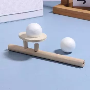 1 набор детских развивающих опор из дерева, плавающая духовая трубка, мяч, игра, настольная игра для детей, тренировка равновесия, плавающий надувной мяч