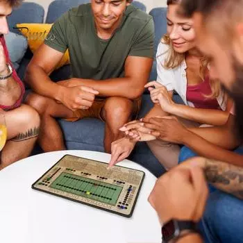 1 набор футбольных кубиков, настольная игра, портативная дорожная деревянная футбольная доска для детей и взрослых, интерактивная футбольная настольная игрушка, семейная вечеринка, игра, ночь S