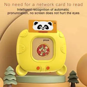 1 набор говорящих флеш-карточек, обучающая игрушка с 112 карточками, машина для раннего обучения детей, дошкольников, малышей, обучающая игрушка для чтения и изучения слов азбуки синий